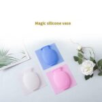 Wall Hanging Silicone Flower Pot Sticker Plant Rack For Decoration (Multicolour) (2 Pc Set) - Image 5