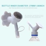 4978   2 in 1 Bottle Cap Sprinkler Dual Head Bottle Watering Spout Double Ended Bottle Watering Nozzle  Watering Can Nozzle for Indoor Seedlings Plant Garden Tool