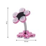 0637A Phone Holder, 360Â°Rotatable Phone Stand Multi-Function Double-Sided Suction Cup Mobile Phone Holder