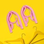 Virgin Folding Travel Hangers, Portable Folding Clothes Hangers For Scarves Suits Trousers Pants Shirts Socks Underwear Travel Home Foldable Clothes Drying Rack (2 Pc Set)