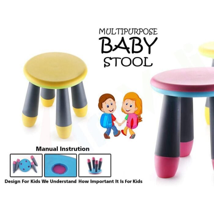 3027 Foldable Baby Stool used in all kinds of places, specially made for kids and childrenâ€™s etc.