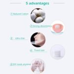6144 Facial Lotion Tissue Paper DIY Home Spa Coin Face Mask/ Compressed Facial Whitening Tablet Face Mask Sheet for Women and Girl - Pack of 100