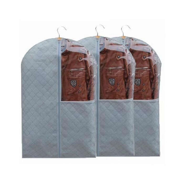 6225 Foldable Non Woven Men's Coat Blazer Suit Cover men's coat blazer cover fold over breathable garment bag suit cover.