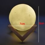 6031 3D Rechargeable Moon Lamp with Touch Control Adjust Brightness