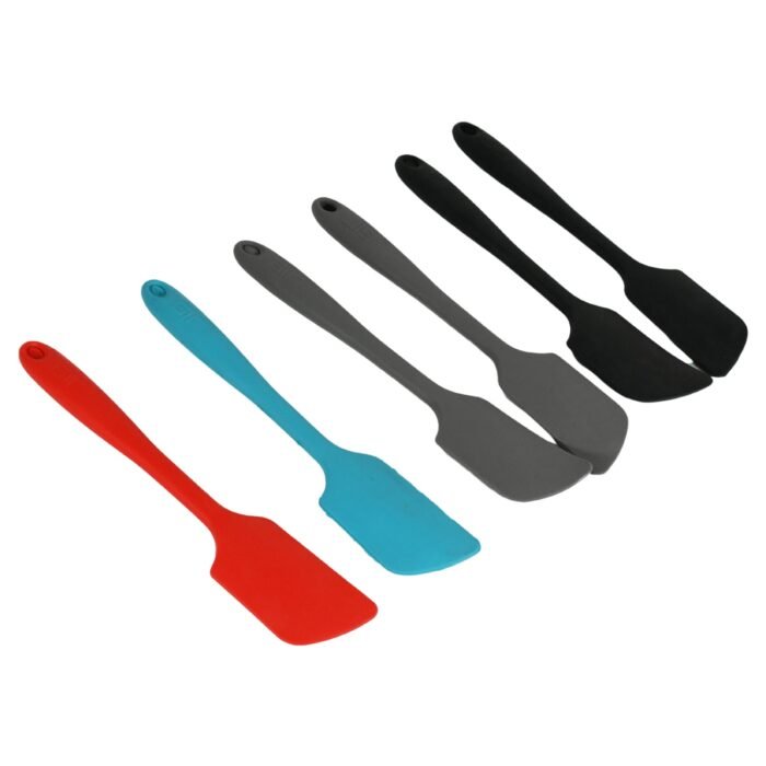 Multipurpose Silicone Spoon, Silicone Basting Spoon Non-Stick Kitchen Utensils Household Gadgets Heat-Resistant Non Stick Spoons Kitchen Cookware Items For Cooking And Baking (6 Pcs Set) - Image 9