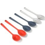 Multipurpose Silicone Spoon, Silicone Basting Spoon Non-Stick Kitchen Utensils Household Gadgets Heat-Resistant Non Stick Spoons Kitchen Cookware Items For Cooking And Baking (6 Pcs Set) - Image 13