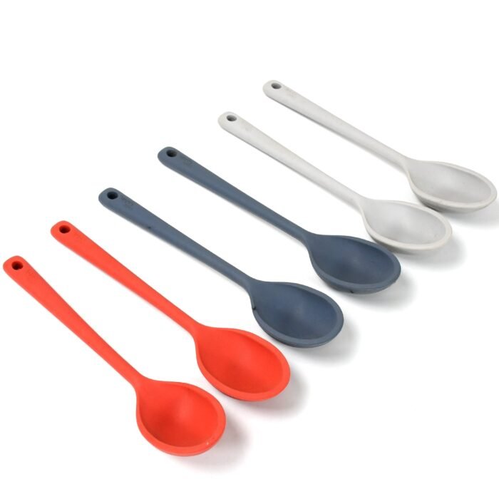 Multipurpose Silicone Spoon, Silicone Basting Spoon Non-Stick Kitchen Utensils Household Gadgets Heat-Resistant Non Stick Spoons Kitchen Cookware Items For Cooking And Baking (6 Pcs Set) - Image 13
