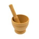 Mortar And Pestle Set For Spices, Okhli Masher, Khalbatta, Kharal, Mixer, Natural & Traditional Grinder And Musal, Well Design For Kitchen, Home, Herb - Image 4