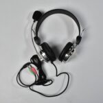 6389 Wired On Ear Headphones With Mic With 3.5 Mm Drivers, In-Built Noise Cancelling, Foldable And Adjustable For Laptop/ Pc / Office / Home