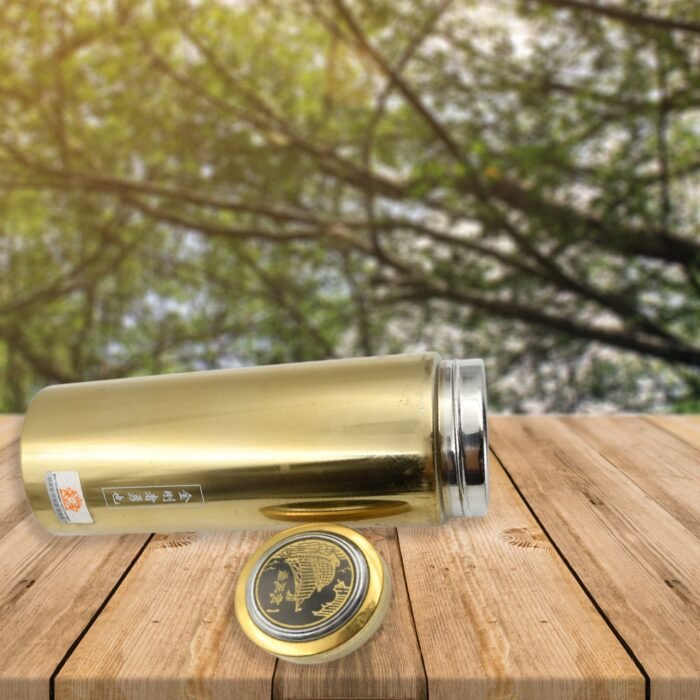 Stainless Steel Water Bottle With Foldable Spoon & Handle Easy To Carry, Leak Proof, Rust Proof, Hot & Cold Drinks, Gym Sipper Bpa Free Food Grade Quality, Steel Fridge Bottle For Office / Gym / School (420 Ml Approx) - Image 3