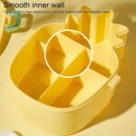 Kids Lunch Box Cute Pineapple Shaped Bento Box With Fork Spoon Snack Candy Container Microwave Portable Office Lunch Box (1 Pc / With Spoon, Fork & Color Box) - Image 7