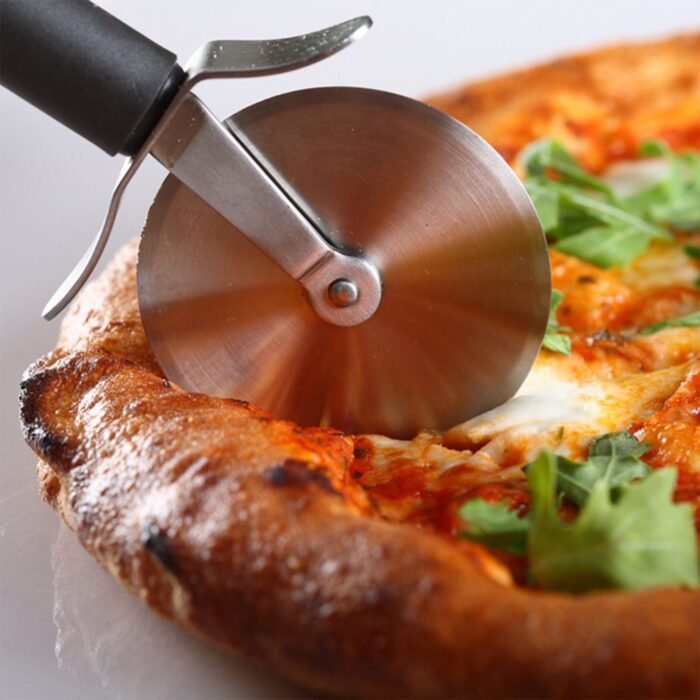 2732 Stainless Steel Pizza Cutter, Pastry Cake Slicer, Sharp, Wheel Type