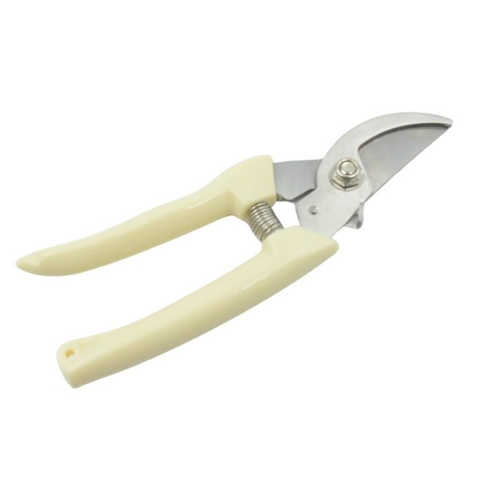 Stainless Steel Pruning Shears With Sharp Blades And Comfortable Handle - Durable Hand Pruner For Comfortable And Easy Cutting, Heavy Duty Gardening Cutter Tool Plant Cutter For Home Garden | Wood Bran (1 Pc) - Image 4