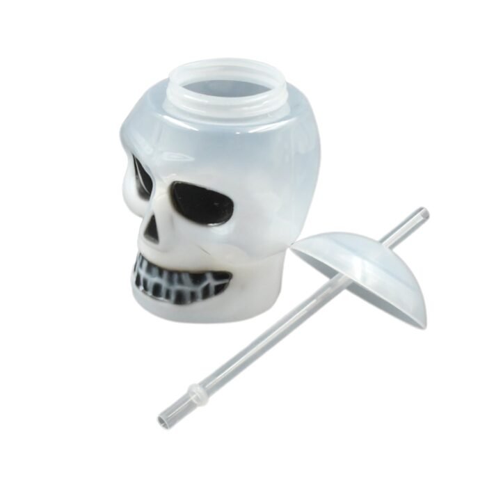 Ghost Face Bottle Water Bottle, Drinking Cup With Lid And Straw, Party Favors Summer Hawaiian And Beach Party Decorations For Kids Adults With Brown Box(1 Pc) - Image 6