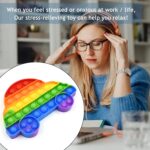 Pop Fidget Toy Push Pop Bubble Fidget Sensory Toy For Kids And Adults Fidget Popper Stress Reliever Sensory Fidget Poppers (Butterfly & Car Shape / 1 Pc) - Image 8