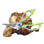 Multi-Purpose Kitchen Shears with Magnetic Holder in Vibrant Red - Image 7