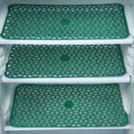 5237 Waterproof PVC Refrigerator Drawer Mats/ Multipurpose Mats/Fridge Mats Set of 6 Pcs