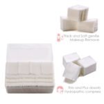 Ultra Thin Makeup Facial Cotton Pads, Soft Lint Free Dry Nails / Lips / Eyes Polish Remover Pads, Square Cosmetic Beauty Cotton Pads, Non-Woven Cotton Makeup Remover (1000 Pcs Set) - Image 5