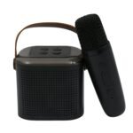 Wireless Speaker Microphone Set, Rgb Light Support Memory Card Portablekaraoke Machine Perfect For Travel Tv - Image 4