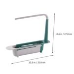 2370b Expandable Kitchen Drying Basket Rack for kitchen Use (Brown Box)