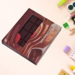 Small Chocolate Scented Diary Memo Notebook In Rectangular Chocolate Bite Shape With Original Chocolate Smell Personal Pocket Diary, Dairy Book With Plain Pages For Kids