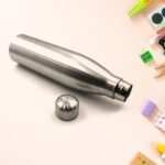 Classic Stainless Steel Water Bottle,Hot &Amp; Cold Drinks, Gym Sipper Bpa Free Food Grade Quality Silver Color, Steel Fridge Bottle For Office/Gym/School 1Ltr (Mix Color)