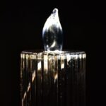 6240A Simple Candles for Home Decoration, Crystal Candle Lights