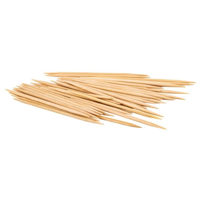 0847 Simple Wooden Toothpicks with Dispenser Box