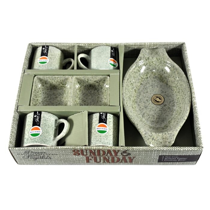 Sunday Funday Ceramic Tea Set - Image 4
