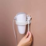 Wall Mount Hair Dryer Holder With Suction Cup, Plastic Wall Bracket For Bathroom, Beauty Salon / Home Use Self Adhesive Hair Dryer Stand Rack (1 Pc) - Image 7