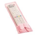 7638 3pc Remote Cover with Bow Knot for TV, Air Conditioner, D2H, DTH Remote Control Dust Cover