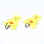 4498 Teddy Bear Strong Adhesive Hook Wall Hooks High Quality Premium Hook For Home , Office , & Multiuse Hook ( 1 Pkt )