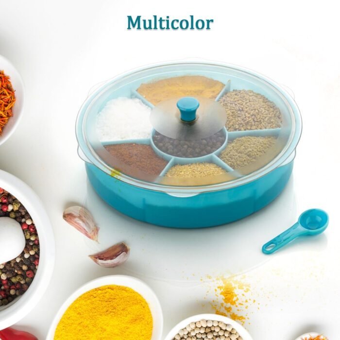 2061 Multipurpose Dry-fruit and masala box with single spoon.