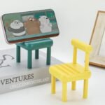 Mobile Phone Holder, Mini Chair Cell Phone Stand, Portable Smartphone Dock, Cellphone Holder For Desktop Design Compatible With All Mobile Phones (1 Pc)