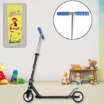 Kids Ride On Leg Push Scooter for Ages 4-8 - Foldable and Adjustable Height
