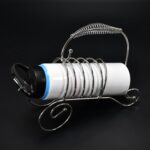 5114 Metal Wedding Party Spring Decor Wine Bottle Rack Standing Holder Copper Tone (stainless Steel)