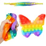 Pop Fidget Toy Push Pop Bubble Fidget Sensory Toy For Kids And Adults Fidget Popper Stress Reliever Sensory Fidget Poppers (Butterfly & Car Shape / 1 Pc) - Image 14