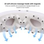 Electric Eye Massager Dark Circles Dry Eyes Eye Bag Eye Relief Vibration Magnet Therapy Eye Care Massage Device With Adjustable Elastic Band For Improving Sleep - Image 6