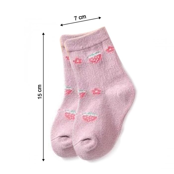 7303 Socks Breathable Thickened Classic Simple Soft Skin Friendly For Kids