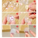 1717 Corner Guards Clear Corner Protectors High Resistant Adhesive (Pack of 100)