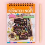 4609 Crafts Rainbow Art Scratch Paper Book Sheets 10 Page  ( Pack of 1 ) 