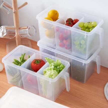 2518B Refrigerator Organizer Fresh-Keeping Box Case Kitchen Storage Box