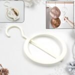 Plastic Circle Hanger Hat, Closet, Joint Hanger, Rings Hanger, Hat Storage, Towel, Hanger Hook, Bag Hanger Storage For Wall, Door, Closet, Bathroom (1 Pc)
