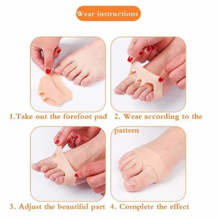 6057L Silicone Tiptoe Protector and cover used in protection of toe for all men and women.