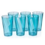 Premium Juice And Water Glasses Set Of 6 Transparent, 300Ml, Drinking Water Glasses Stylish & Crystal Round Highball Glasses For Water, Juice & Cocktails, Glass Set Of 6 For Water - Image 4
