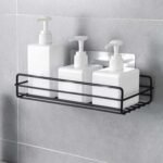 1764  Multipurpose Wall Mount Metal Bathroom Shelf and Rack for Home and Kitchen.