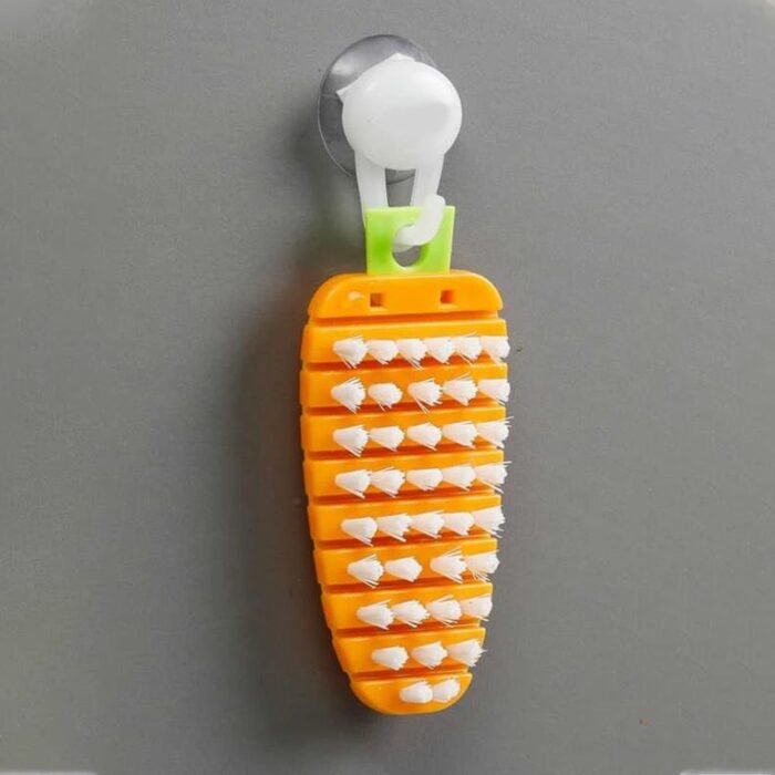 2909 Vegetable Scrubbing Brush, Vegetable Scrubber Nonâ€‘Toxic Fruit Brush Carrot Shape Vegetable Brush for Potato for Vegetable