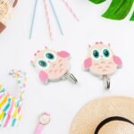 Self Adhesive Smiley Cartoon Wall Hooks Multipurpose Strong Wall Sticker Hooks Wall Hook Holder Door Hanger (2Pc).