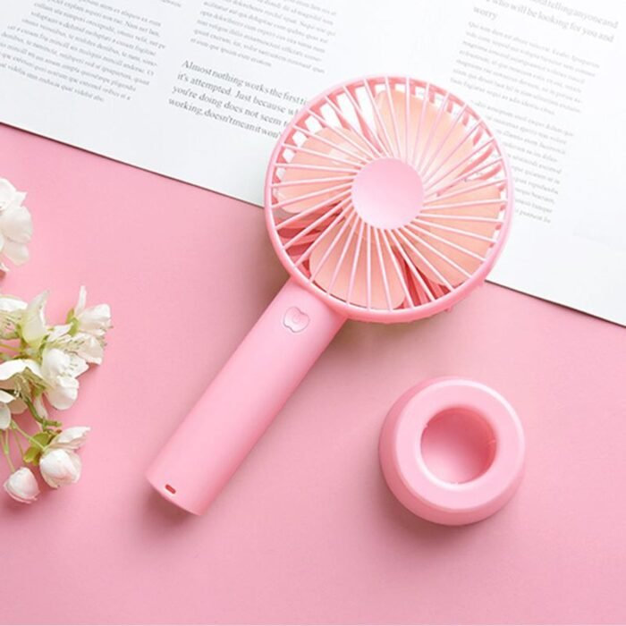 4787 Portable Handheld Fan used in summers in all kinds of places including household and offices etc.