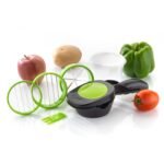 Plastic 6-In-1 Manual Vegetable Grater,Chipser And Slicer